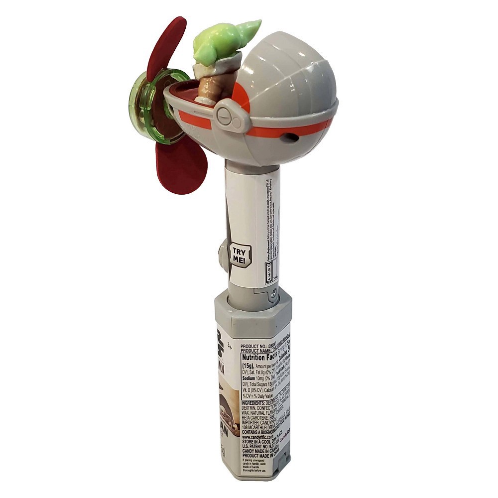 slide 5 of 5, Star Wars Mandalorian The Child Candy Fan 0.53 oz Stick, 0.53 oz