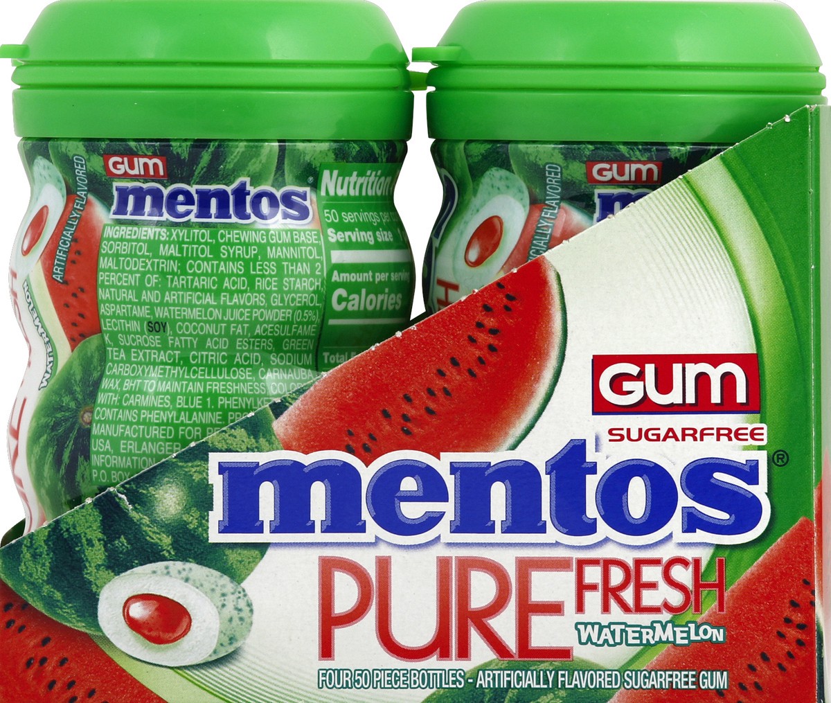 slide 5 of 10, Mentos Gum 4 ea, 4 ct