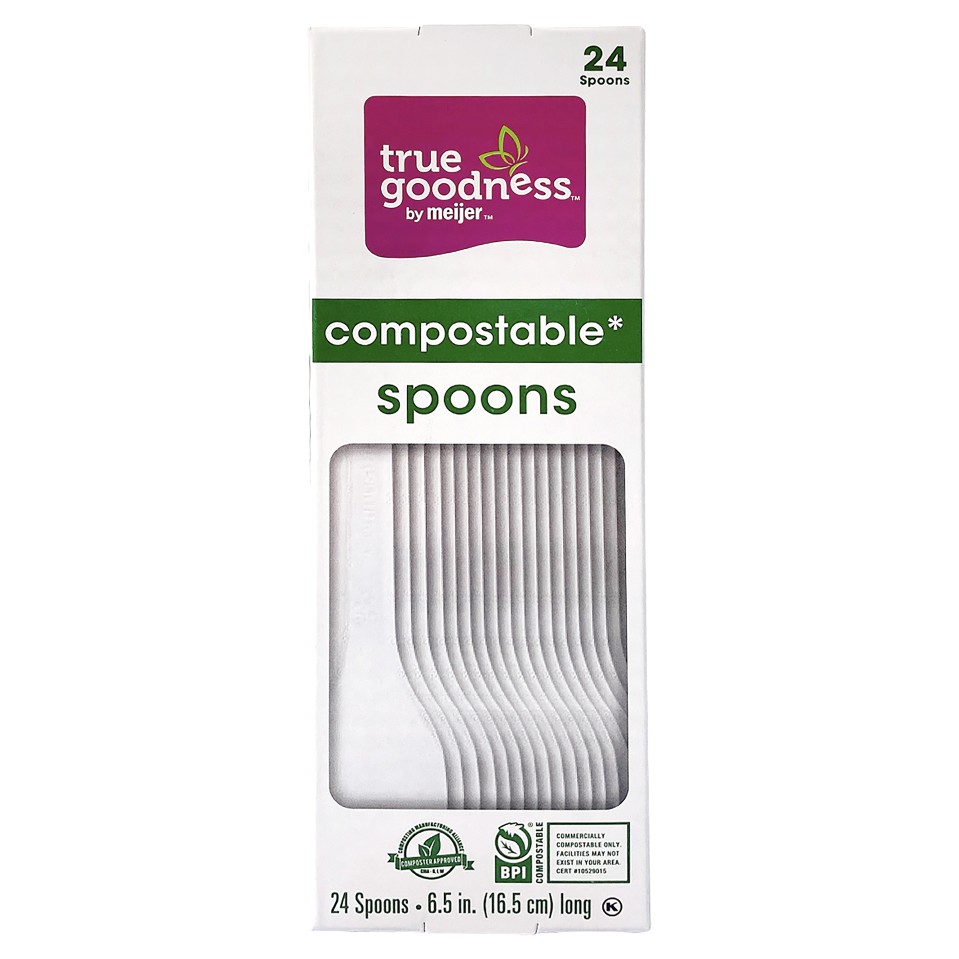slide 1 of 1, True Goodness Comp Spoons 24Ct, 24 ct