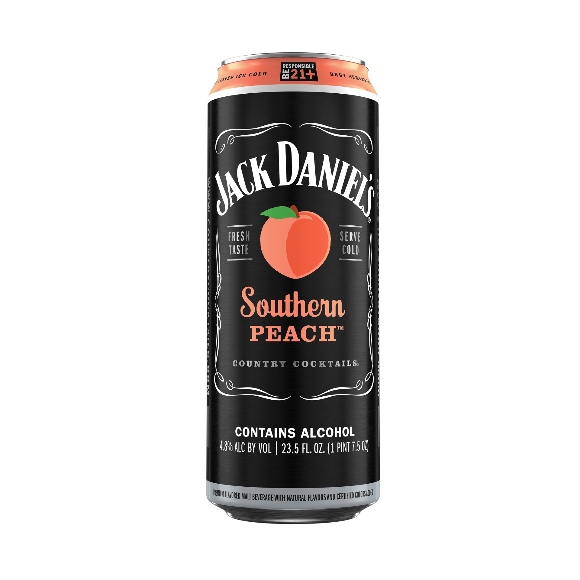 slide 1 of 6, Jack Daniel's Southern Peach 23.5oz Can, 5 oz