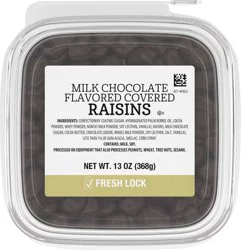 Milk Chocolate Covered Raisins - 13 oz