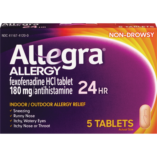 slide 1 of 1, Allegra Adult 24 Hours, 1 ct
