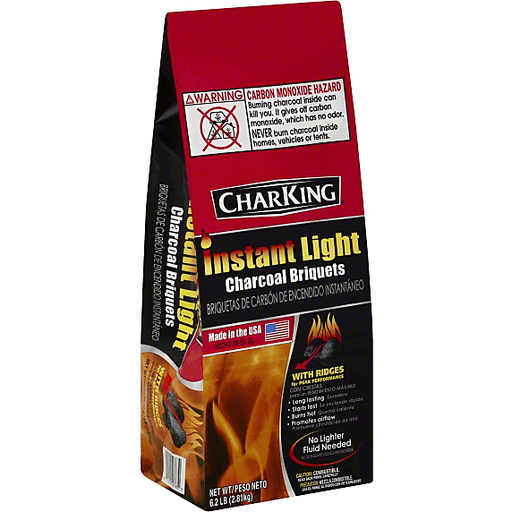 CharKing Instant Light Charcoal Briquets 6.2 lb Shipt