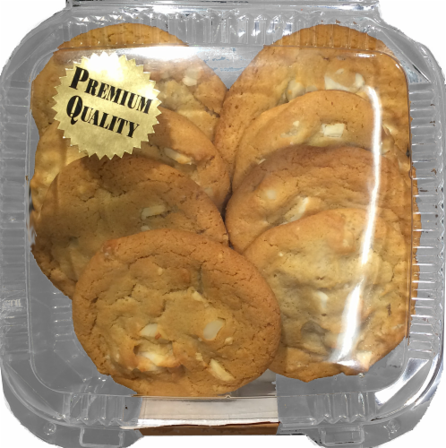 slide 1 of 1, Bakery Fresh Goodness White Chocolate Macadamia Nut Cookies, 8 ct