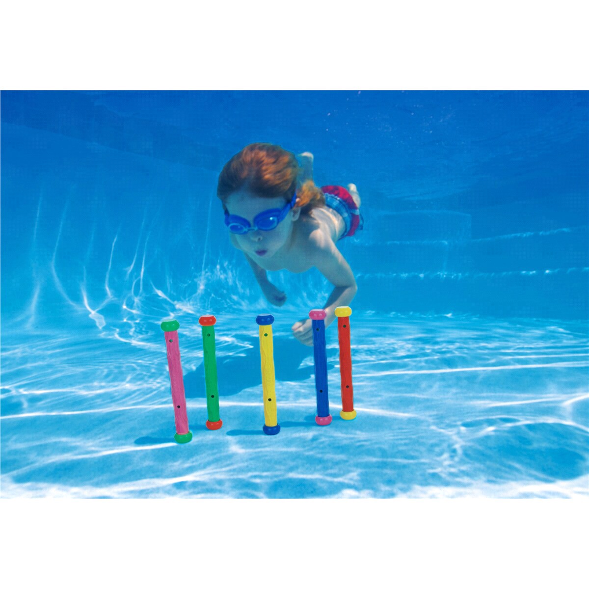 slide 2 of 2, Intex Underwater Dive Sticks, 5 ct