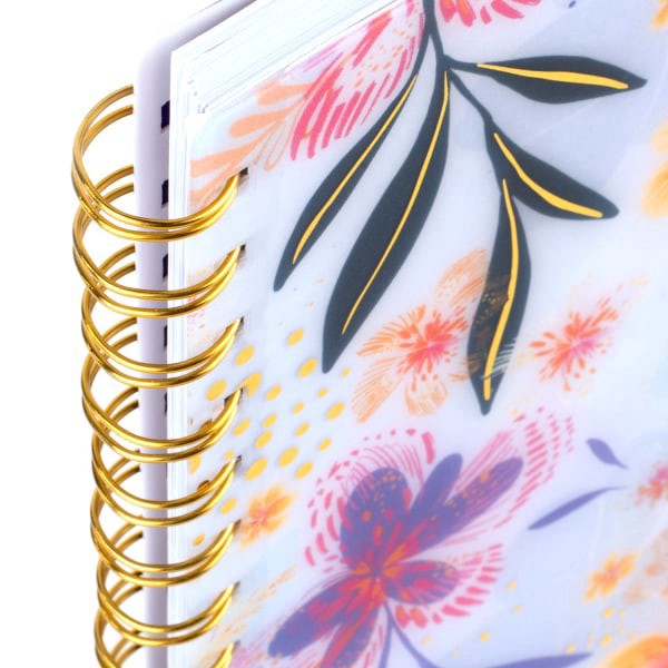 slide 3 of 9, 2025 Cambridge Ettavee Weekly/Monthly Planner, 5-1/2"" X 8-1/2"", Layered Floral, January To December, 1 ct
