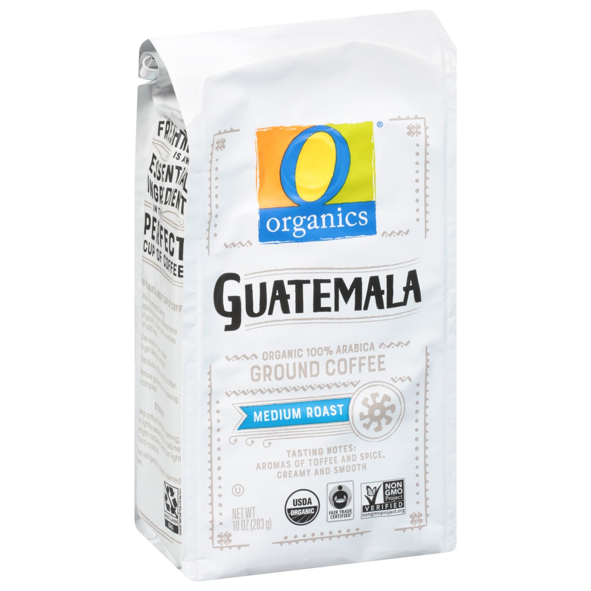 slide 2 of 9, O Organics Medium Roast Organic Guatemalan Ground Coffee Beans, 