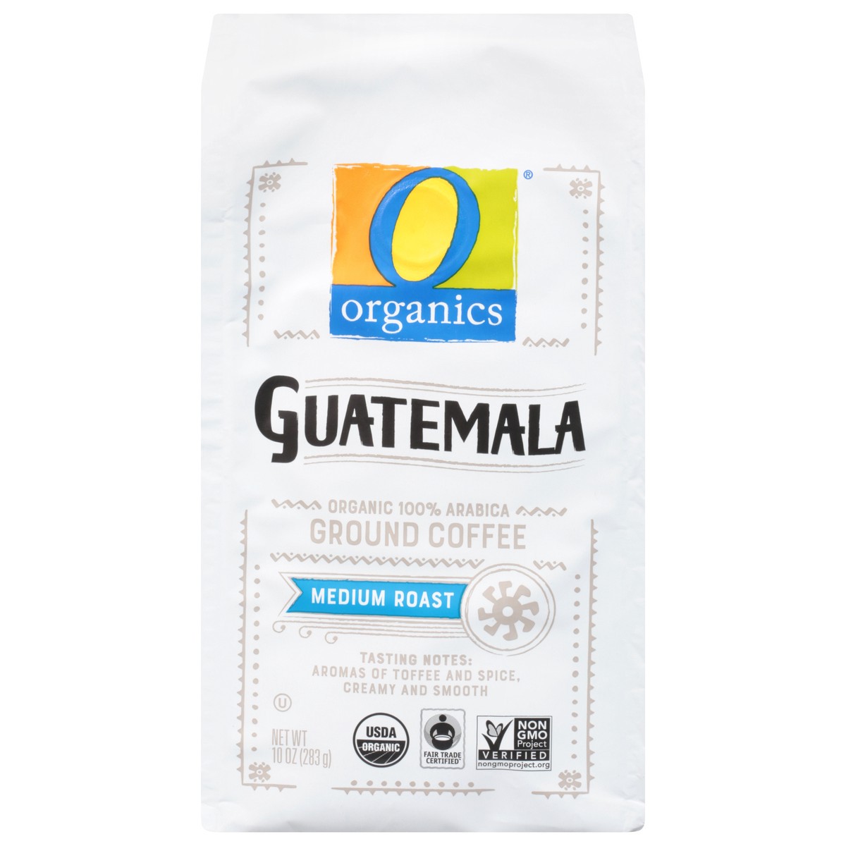 slide 1 of 9, O Organics Medium Roast Organic Guatemalan Ground Coffee Beans, 