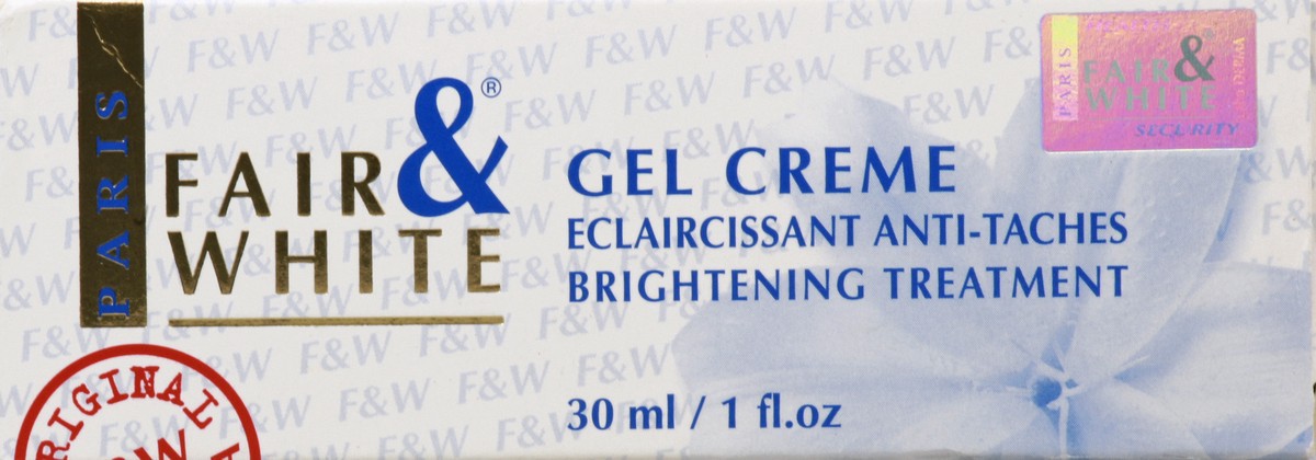 slide 4 of 12, Fair & White Gel Creme 1 oz, 1 oz