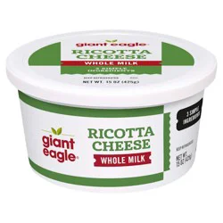 Giant Eagle Ricotta Cheese, Whole Milk