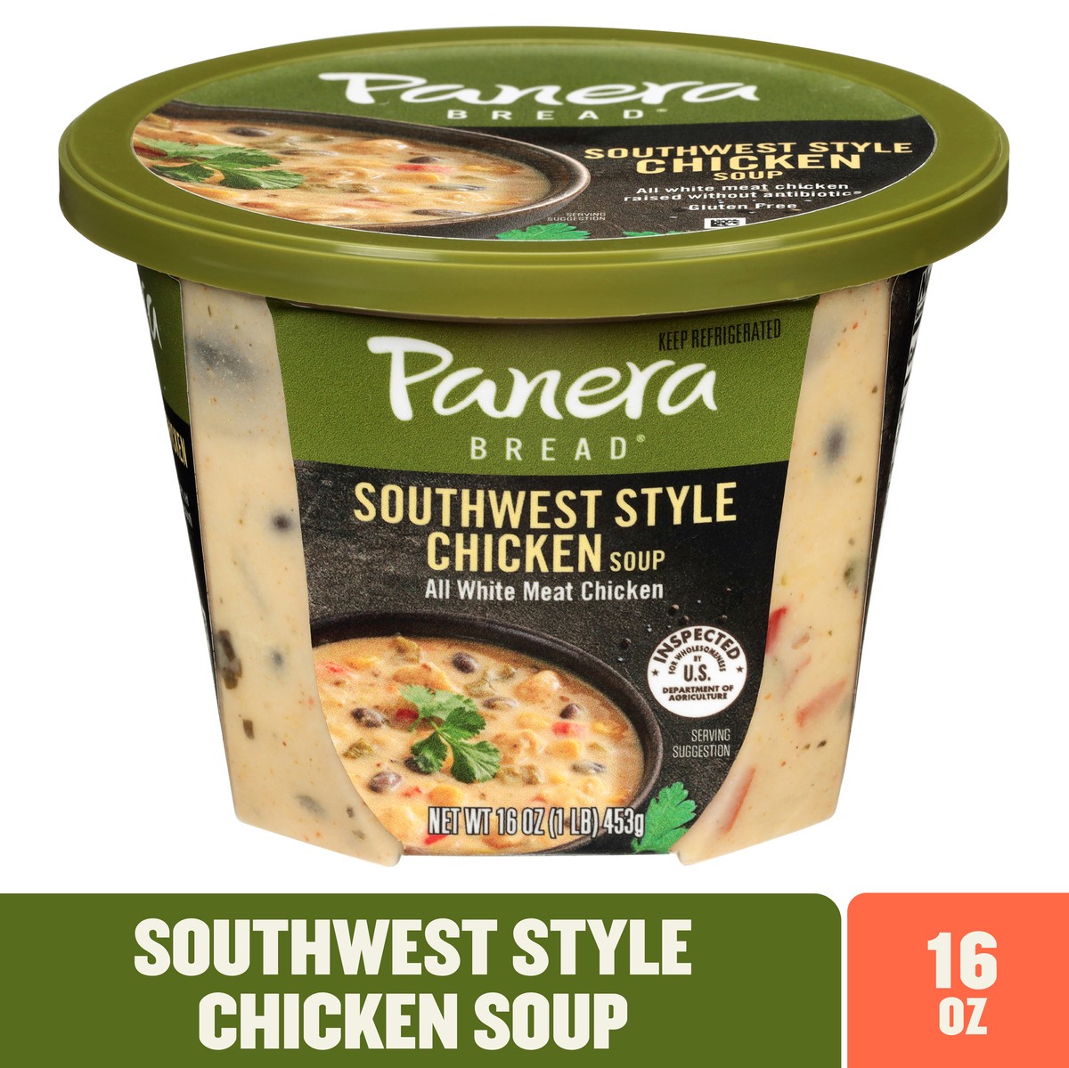 slide 1 of 4, Panera Soup Sw Chicken, 16 oz