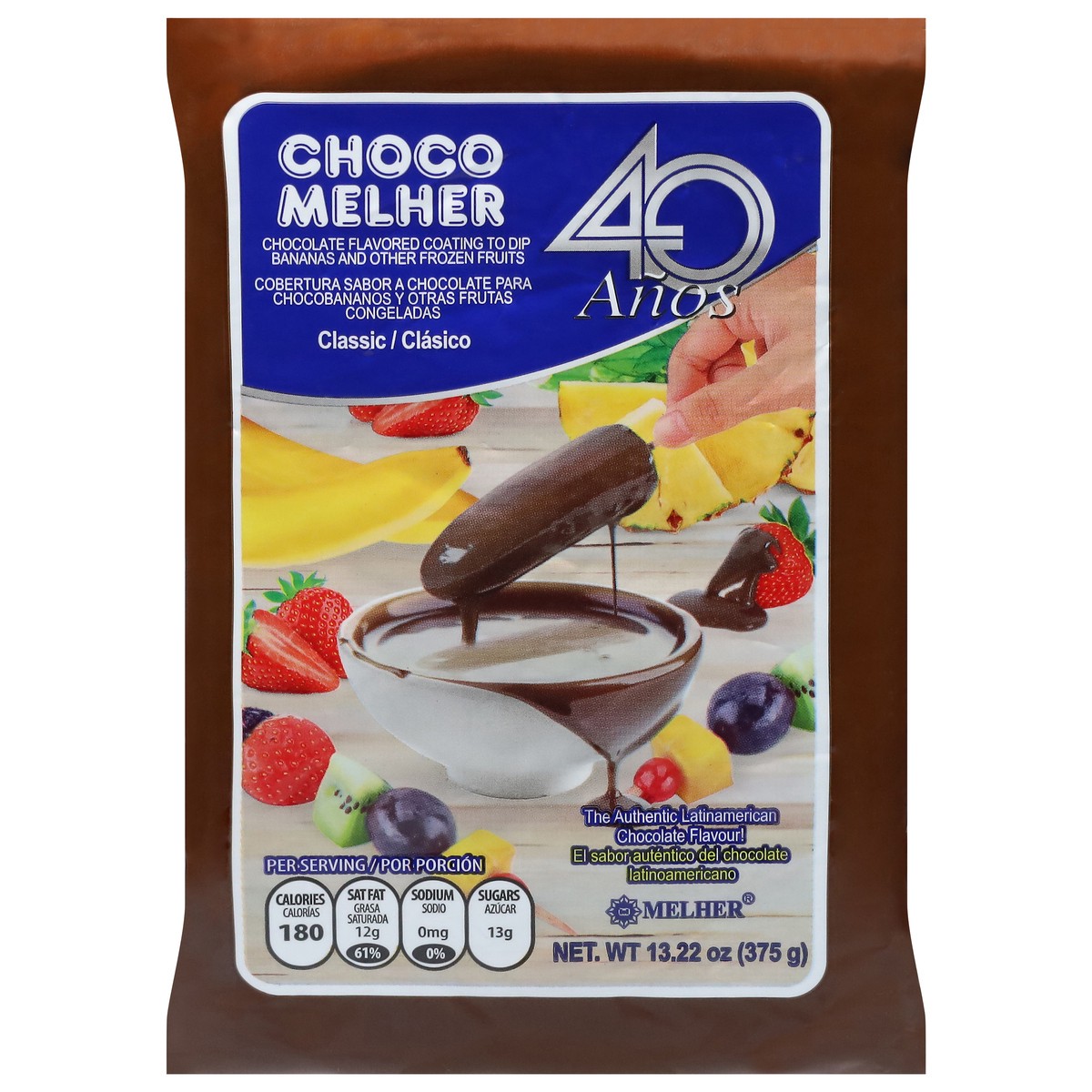 slide 10 of 13, Chocomelher Classic Chocolate Flavored Coating 13.22 oz, 13.22 oz