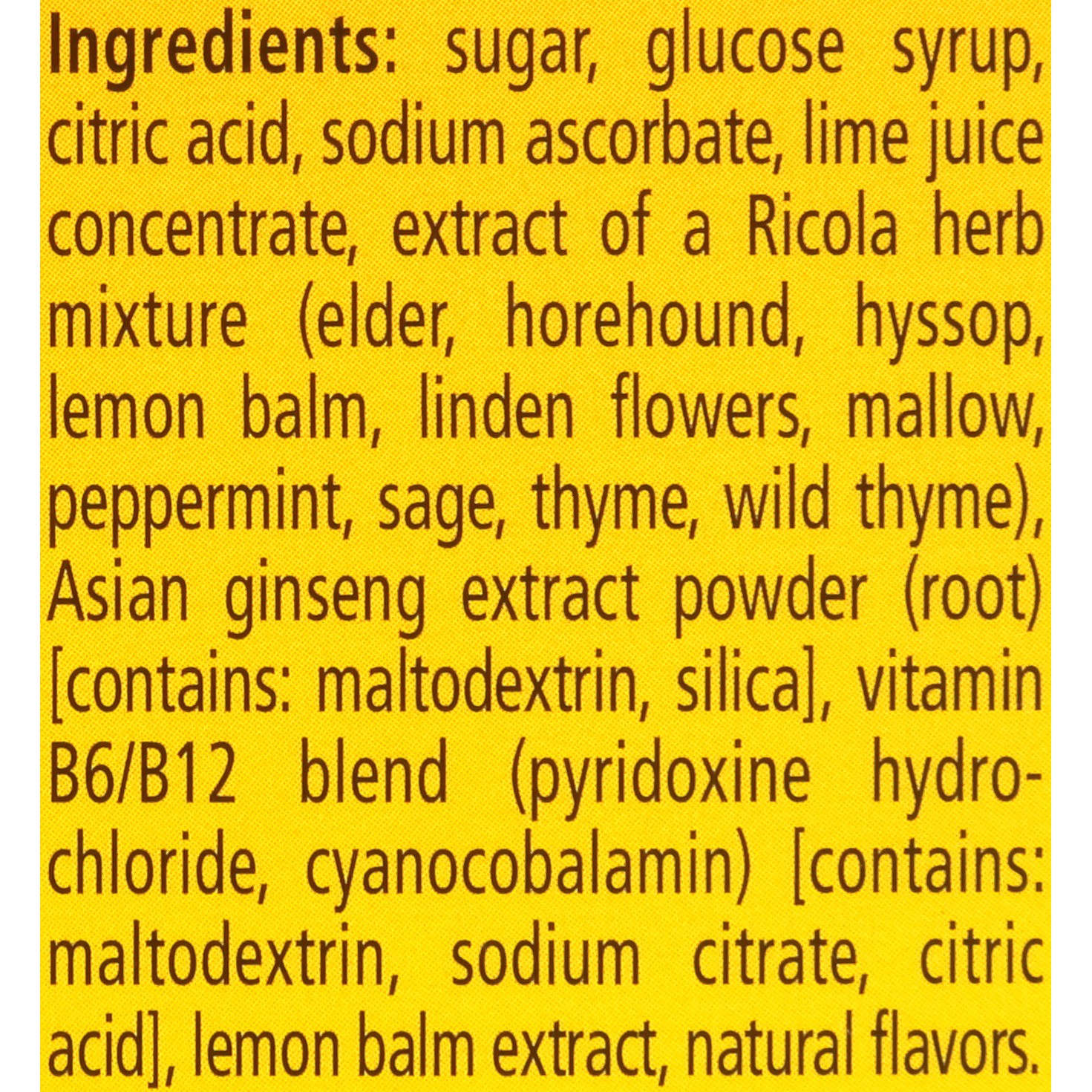 slide 2 of 7, Ricola Herbal Immunity Citrus Supplement Drops, 24 ct