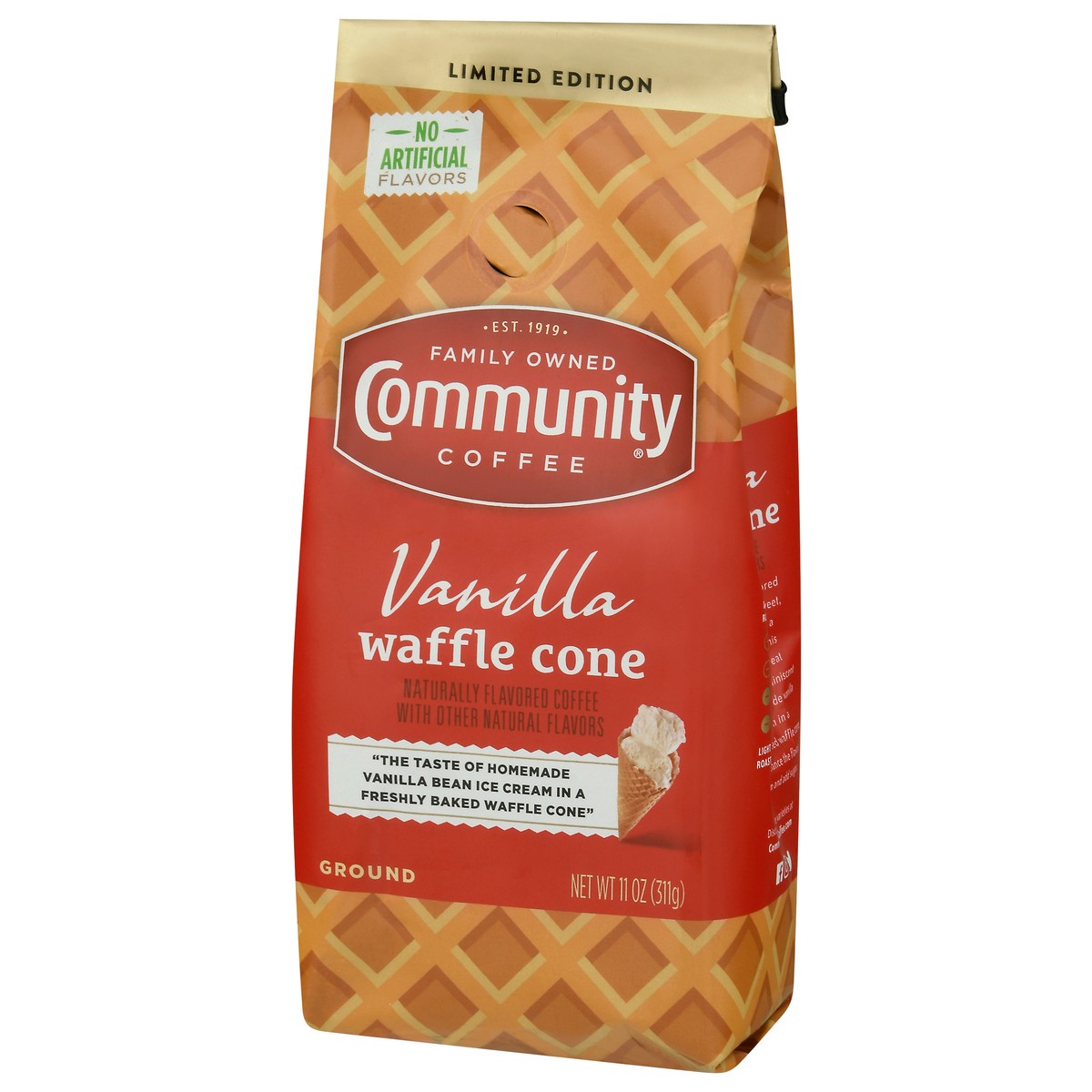 slide 3 of 10, Community Coffee Cmmnty Cof Vnila Waffle Cone Med Rst Grn - 11 oz, 11 oz