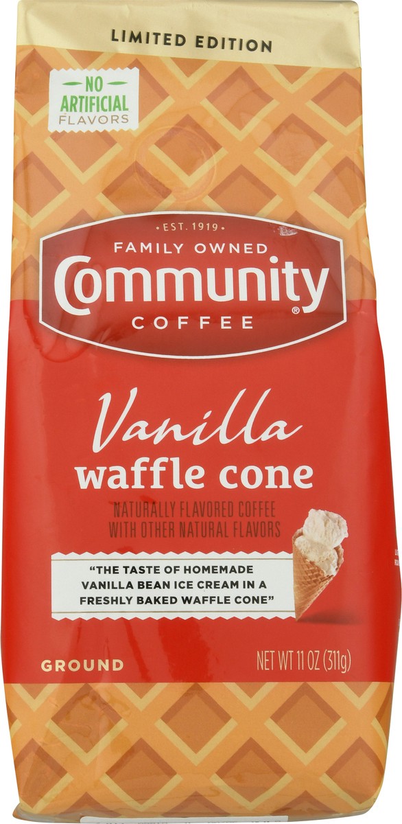 slide 8 of 10, Community Coffee Cmmnty Cof Vnila Waffle Cone Med Rst Grn - 11 oz, 11 oz