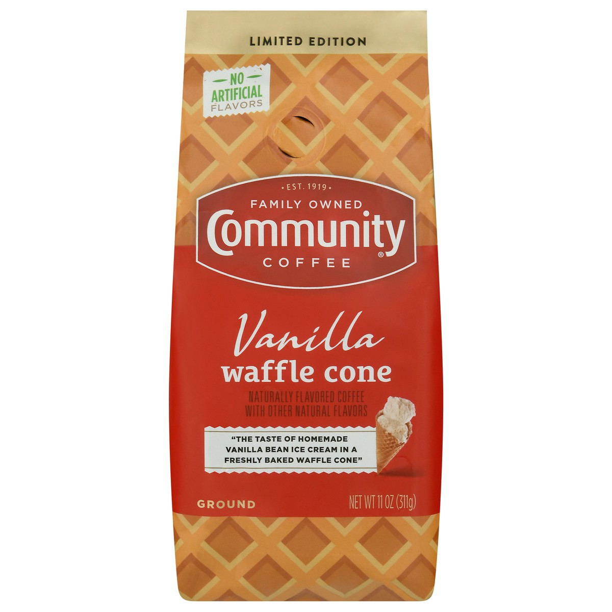 slide 10 of 10, Community Coffee Cmmnty Cof Vnila Waffle Cone Med Rst Grn - 11 oz, 11 oz