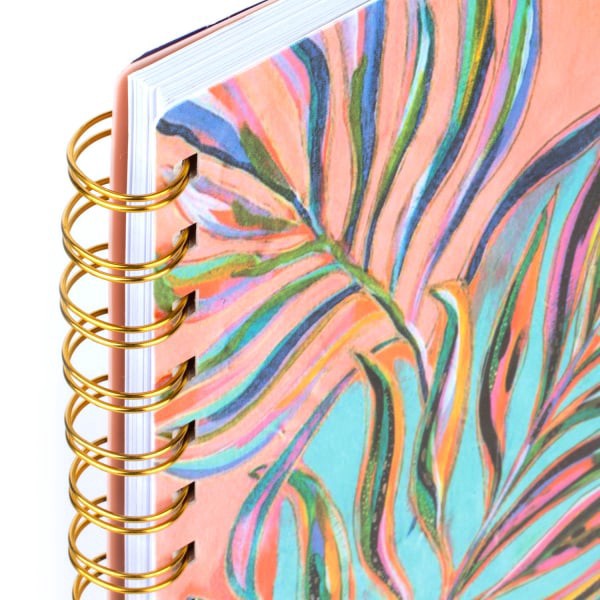 slide 3 of 9, 2025 Cambridge Ettavee Weekly/Monthly Planner, 5-1/2"" X 8-1/2"", Leaf, January To December, 1 ct