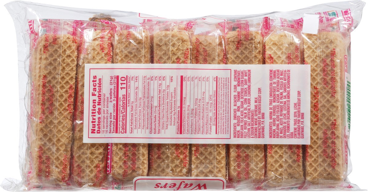 slide 3 of 14, Favorita Wafer, 16 oz