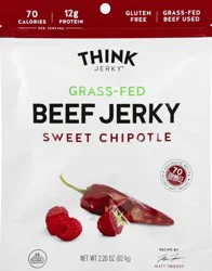 Think Jerky Sweet Chipotle Beef Jerky - 2.2 oz