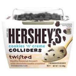 COLLIDERS™ Twisted HERSHEY''S COOKIES ‘N’ CREME Refrigerated Dessert, 2 ct Pack