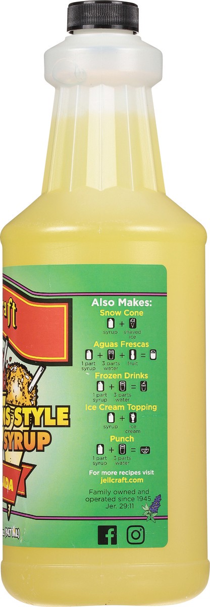 slide 9 of 9, Jell-Craft New Orleans Style Pina Colada Snowball Syrup 32 oz, 511 oz