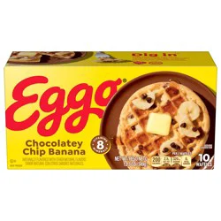 Eggo Kellogg's Eggo Chocolatey Chip Banana Frozen Waffles