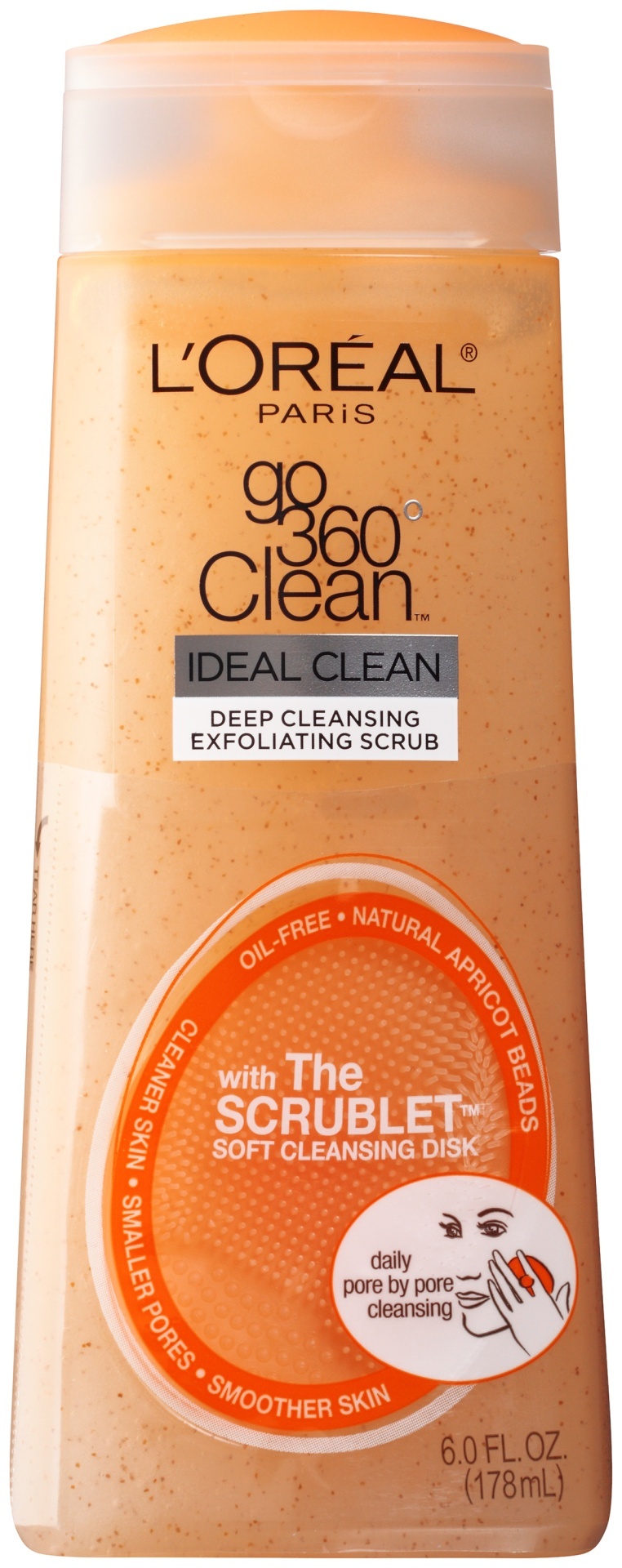 slide 1 of 1, L'Oréal Paris Go 360 Clean Deep Exfoliating Scrub, 6 fl oz