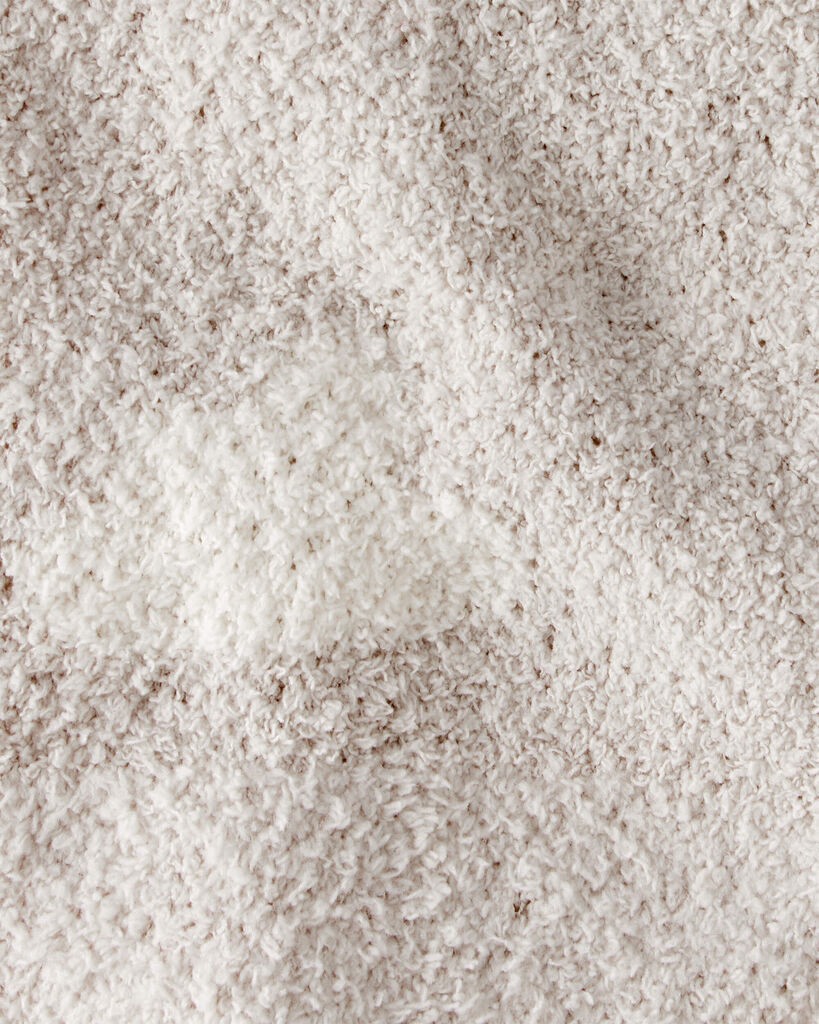 slide 2 of 2, Carter's Cloud Print Plush Blanket - Beige Beige OSZ, 1 ct