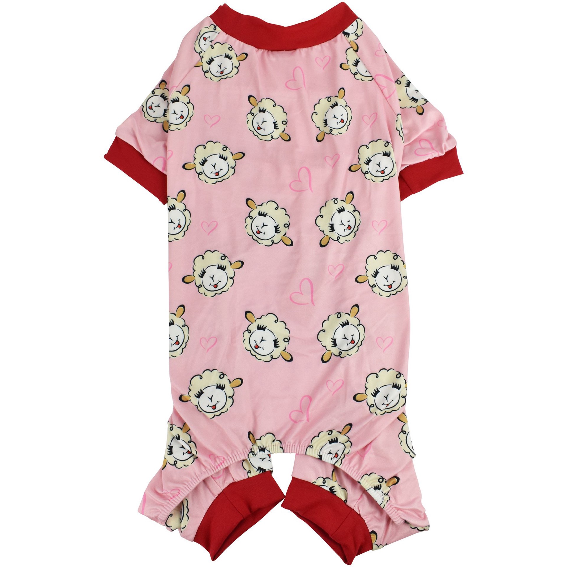 slide 1 of 1, Multipet Lamb Chop Pink Pet Pajamas, MED