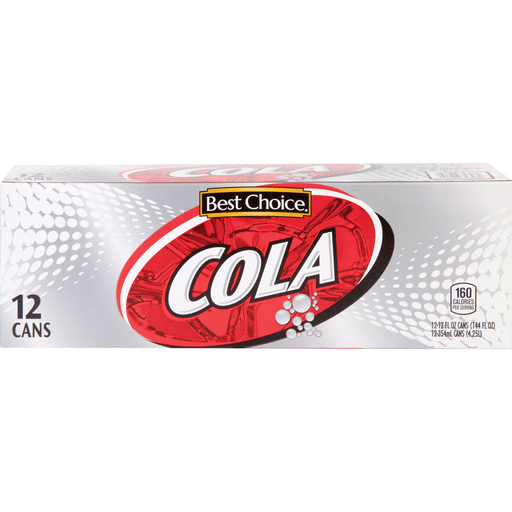 slide 1 of 1, Best Choice Cola, 12 ct; 12 fl oz