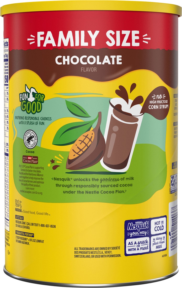 slide 6 of 7, Nesquik Chocolate Flavor Powder Drink Mix Canister - 38 oz, 38 oz