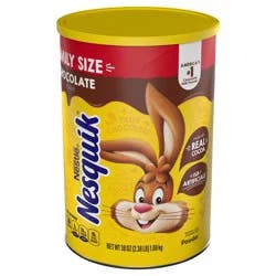 Nesquik Chocolate Flavor Powder Drink Mix Canister