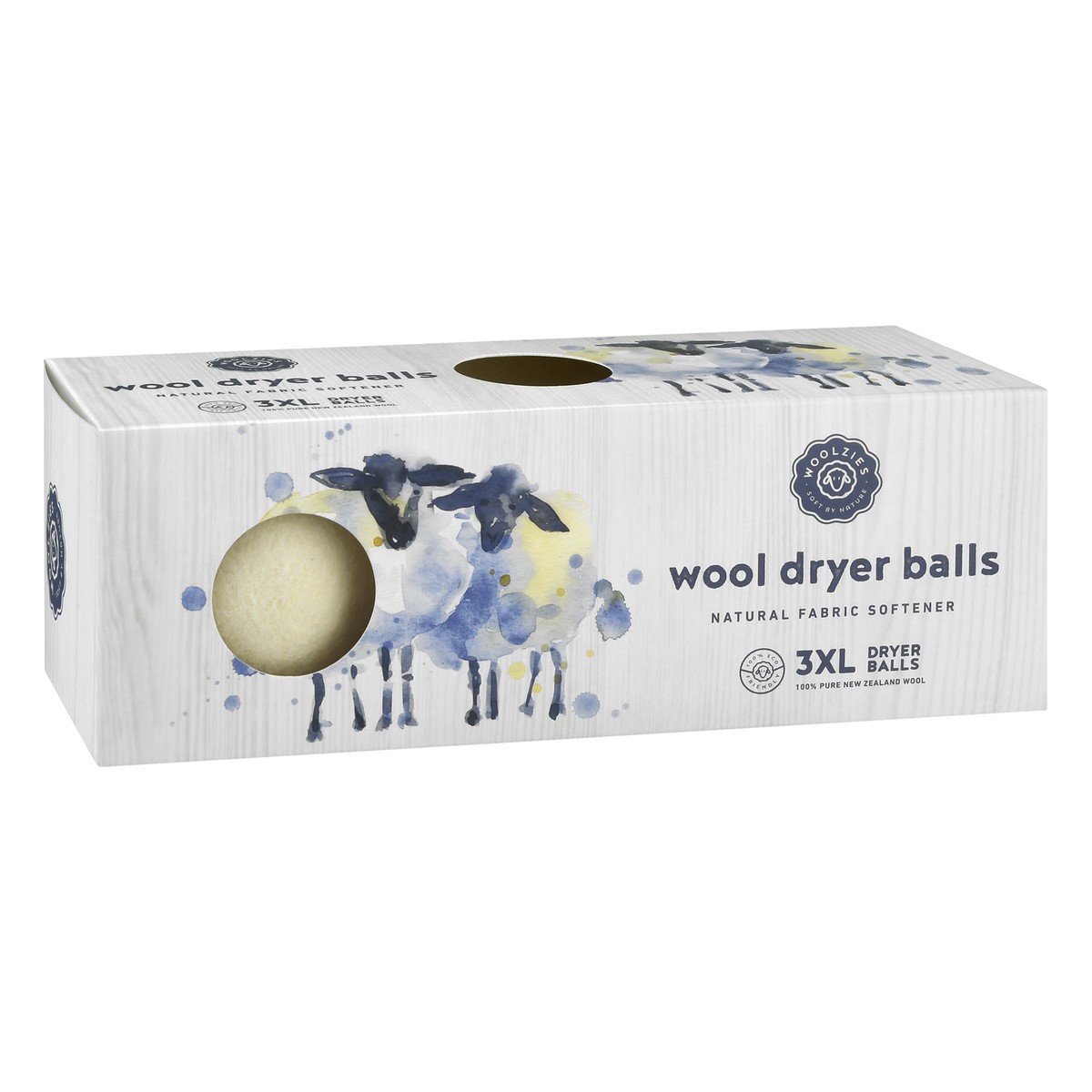 slide 2 of 9, Woolzies XL Wool Dryer Balls 3 ea, 3 ct