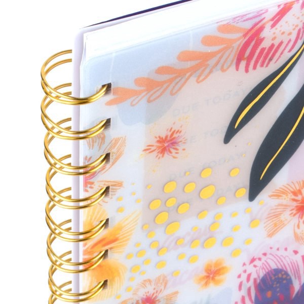 slide 6 of 9, 2025 Cambridge Ettavee Weekly/Monthly Planner, 8-1/2"" X 11"", Layered Floral, January To December, 1 ct