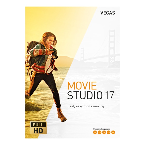 slide 1 of 3, MAGIX Vegas Movie Studio 17, Windows, Disc, 1 ct
