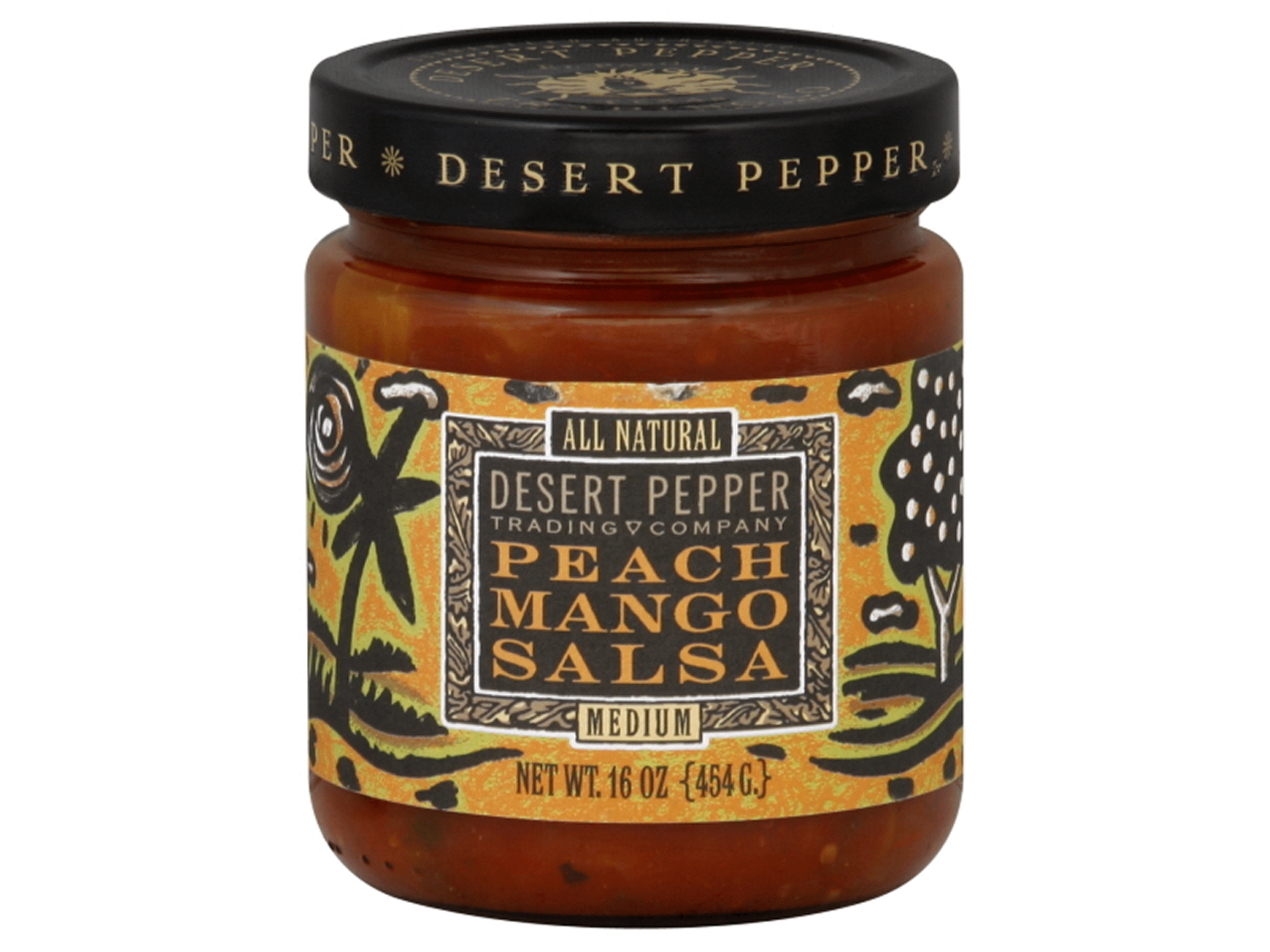 slide 1 of 2, Desert Pepper Trading Salsa Peach Mango, 16 oz