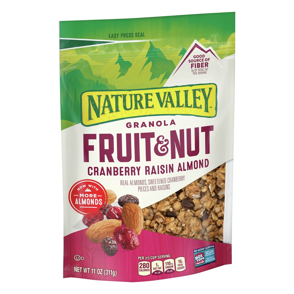 slide 2 of 9, Nature Valley Fruit & Nut Cranberry Raisin & Almond Granola 11 oz, 11 oz