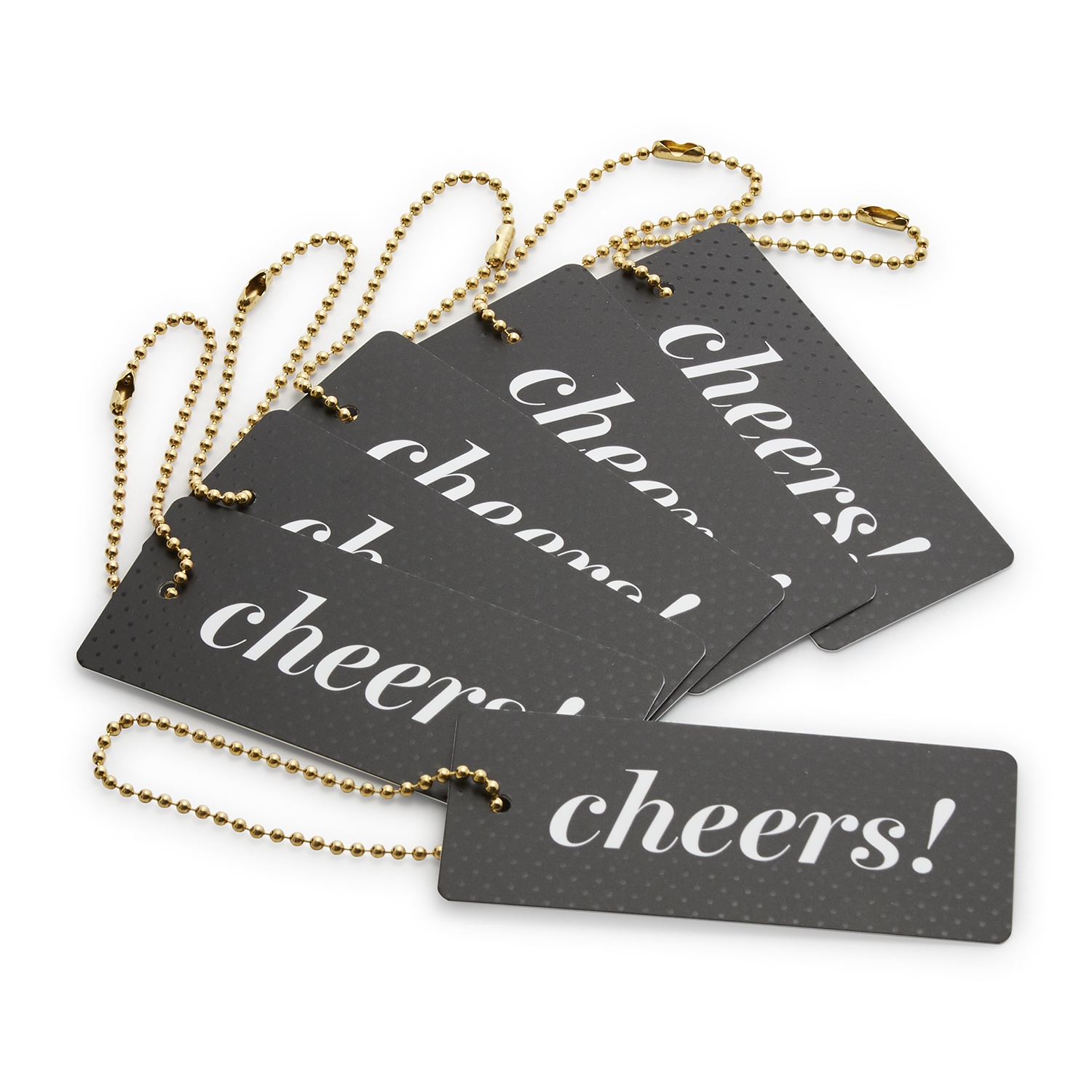 slide 1 of 1, Inklings Paperie Cheers Gift Tags, 6 ct