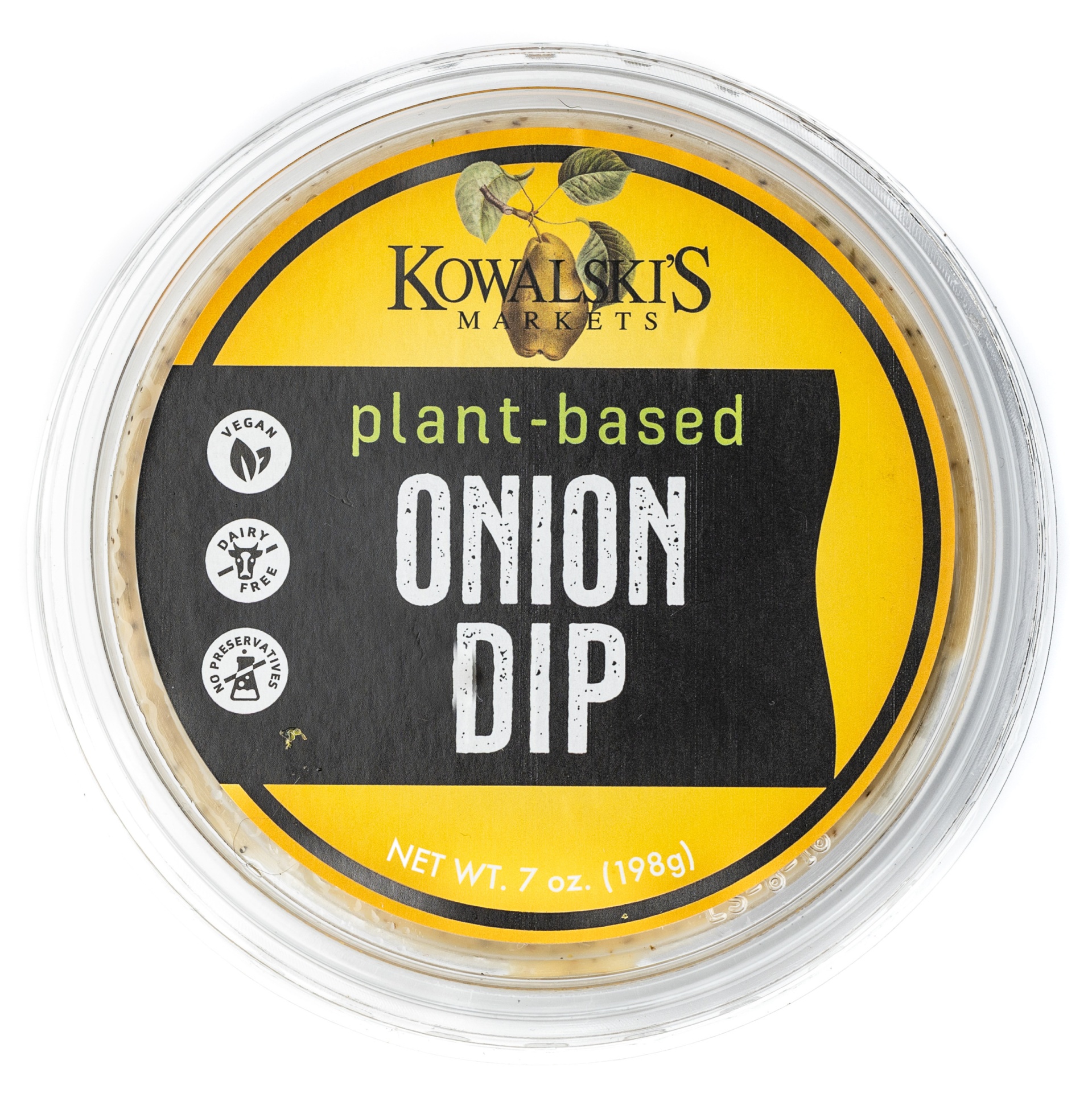 slide 1 of 1, Kowalski's Plant Based Dip - Onion, 7 oz