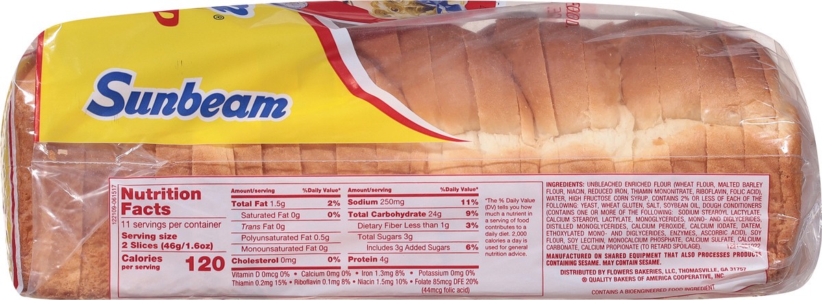 slide 9 of 9, Sunbeam Round Top Bread 18 oz, 18 oz