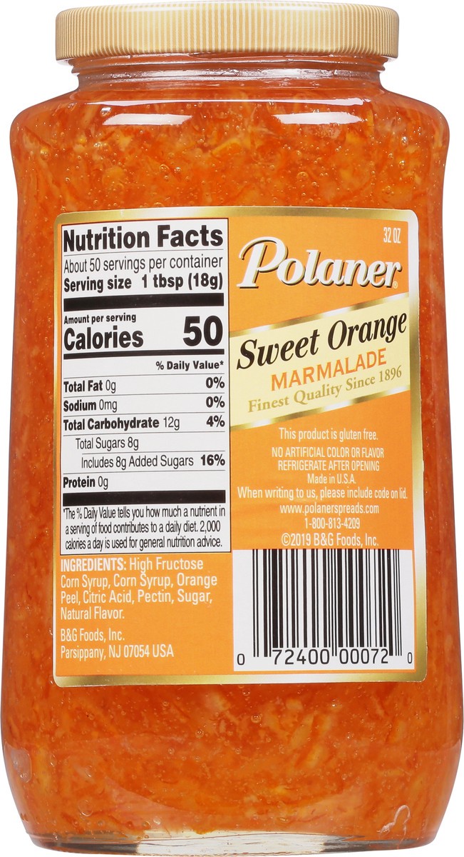 slide 7 of 12, Polaner Sweet Orange Marmalade 32 oz, 32 oz