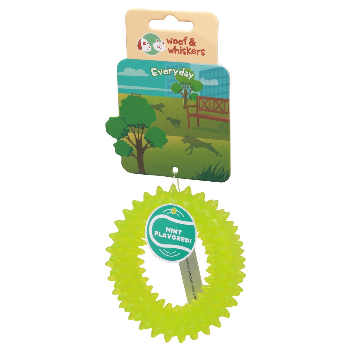 slide 9 of 9, Woof & Whiskers Mint Flavored Pet Toy 1 ea Card, 1 ct