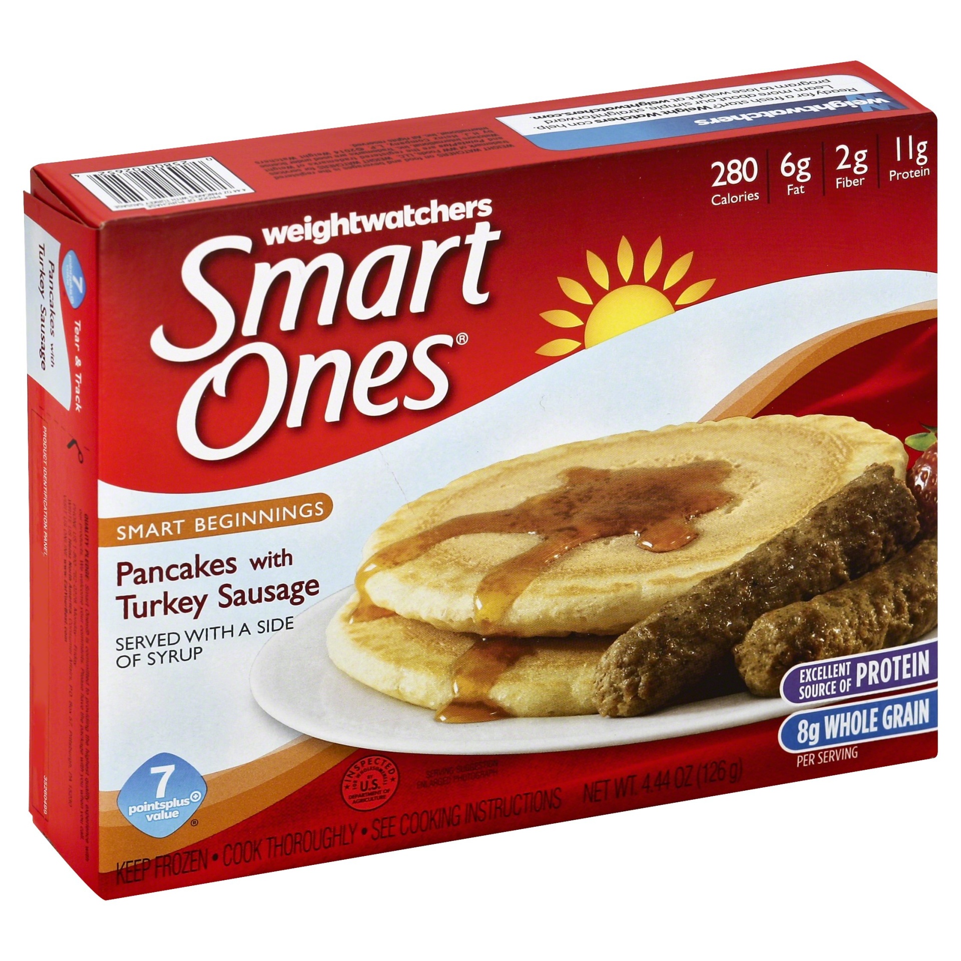 Weight Watchers Smart Ones Smart Beginnings Pancakes with Turkey