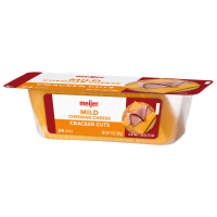 slide 5 of 13, Meijer Mild Cheddar Cracker Cut Slices - 7 oz, 7 oz