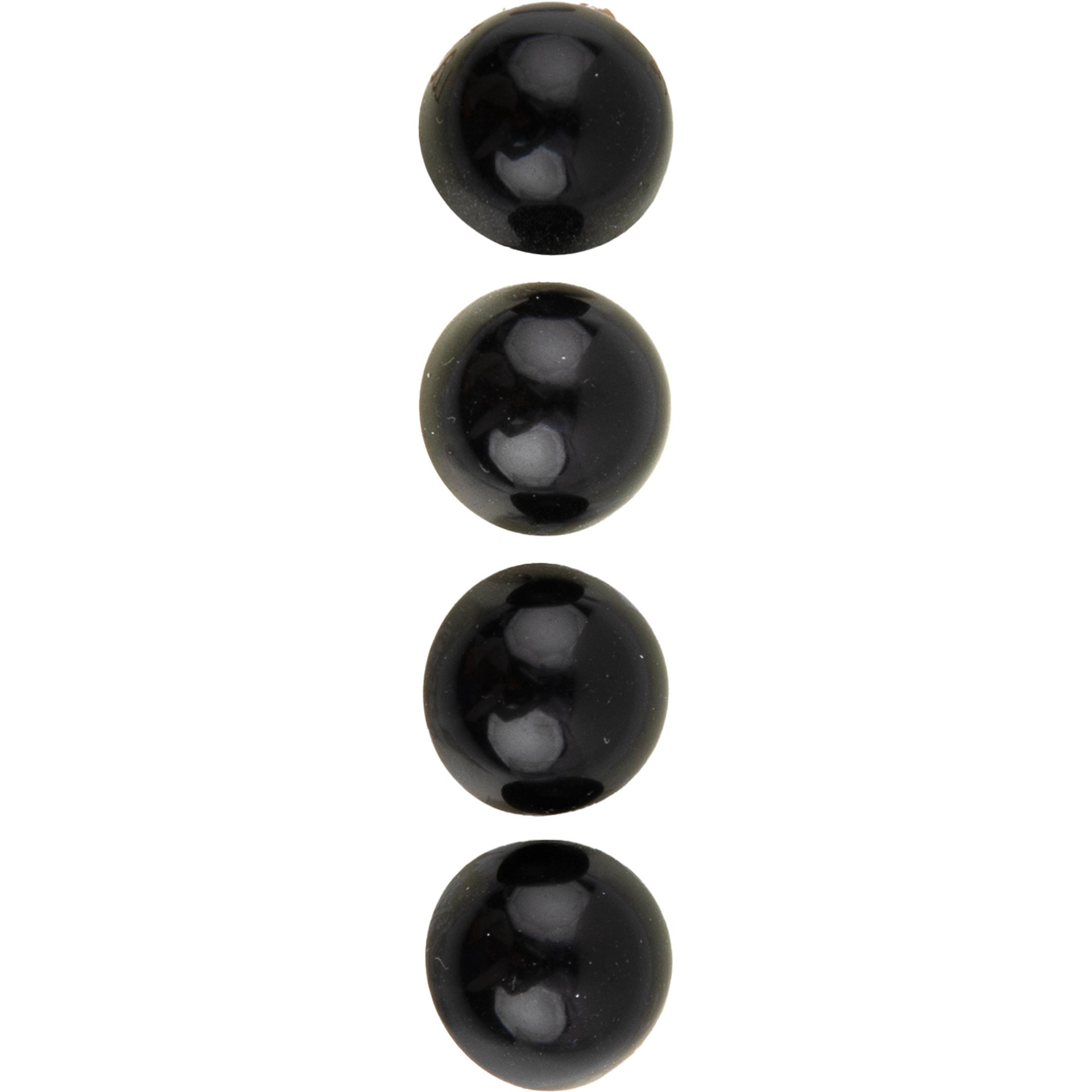 slide 2 of 3, Blumenthal Lansing Lamode 9/16" Black Domed Shank Buttons, 4ct., 4 ct