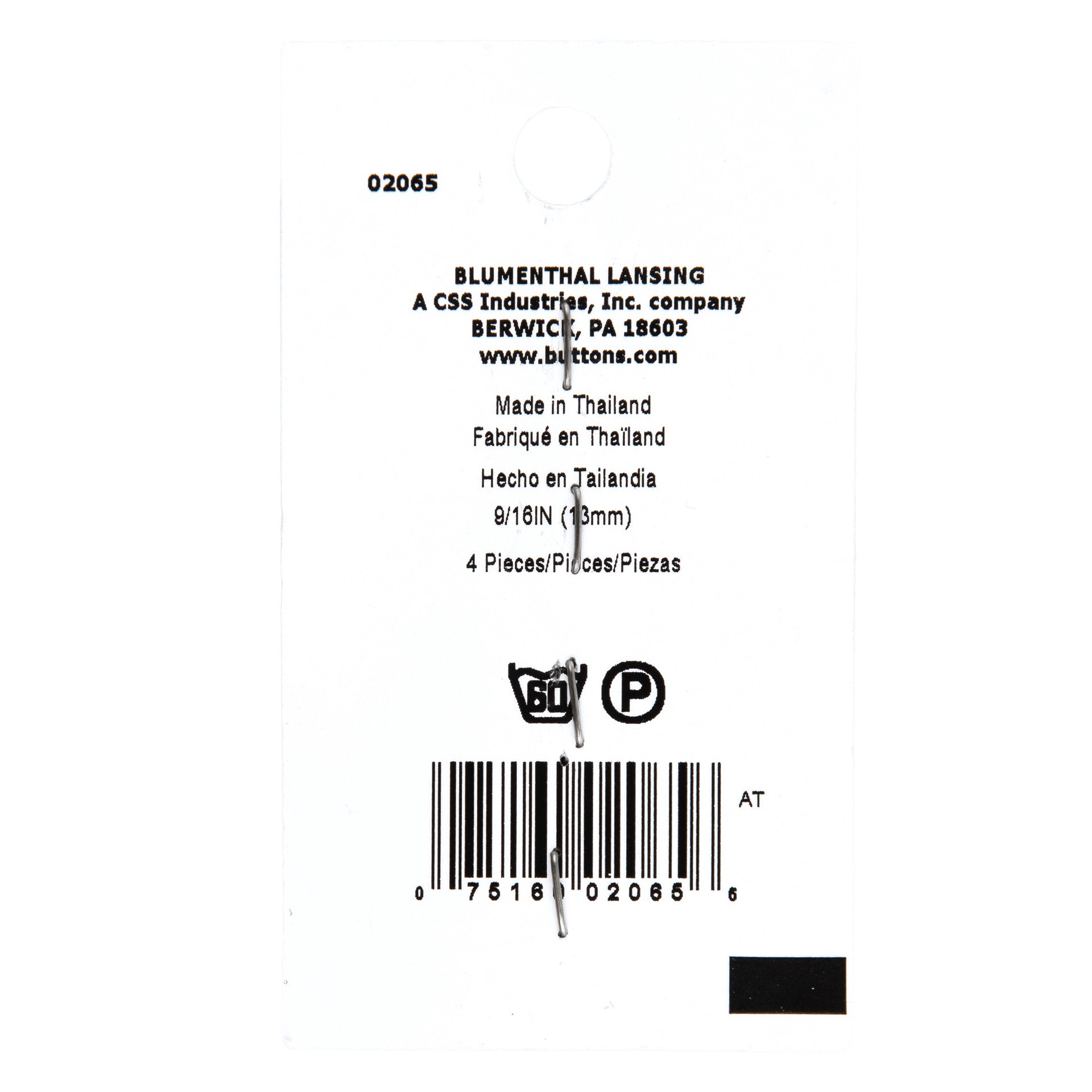 slide 3 of 3, Blumenthal Lansing Lamode 9/16" Black Domed Shank Buttons, 4ct., 4 ct
