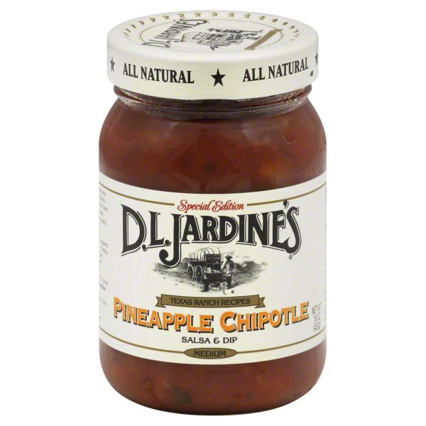 slide 1 of 1, D.L. Jardine's Pineapple Chipotle Salsa, 16 oz