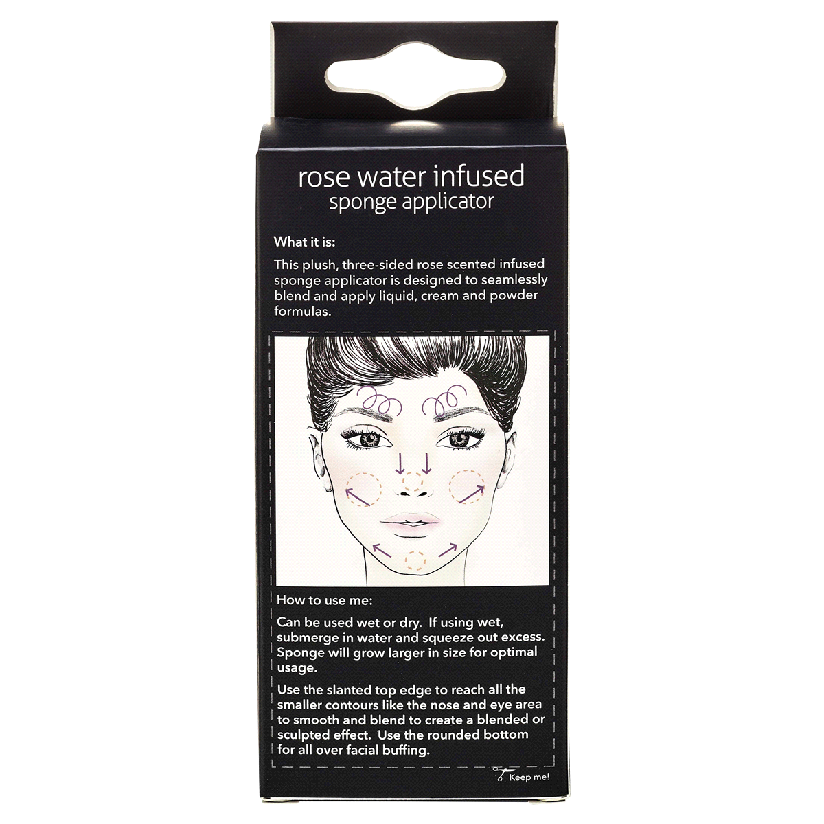 slide 2 of 5, Studio M Rose Water Infused Sponge Applicator, 1 ct