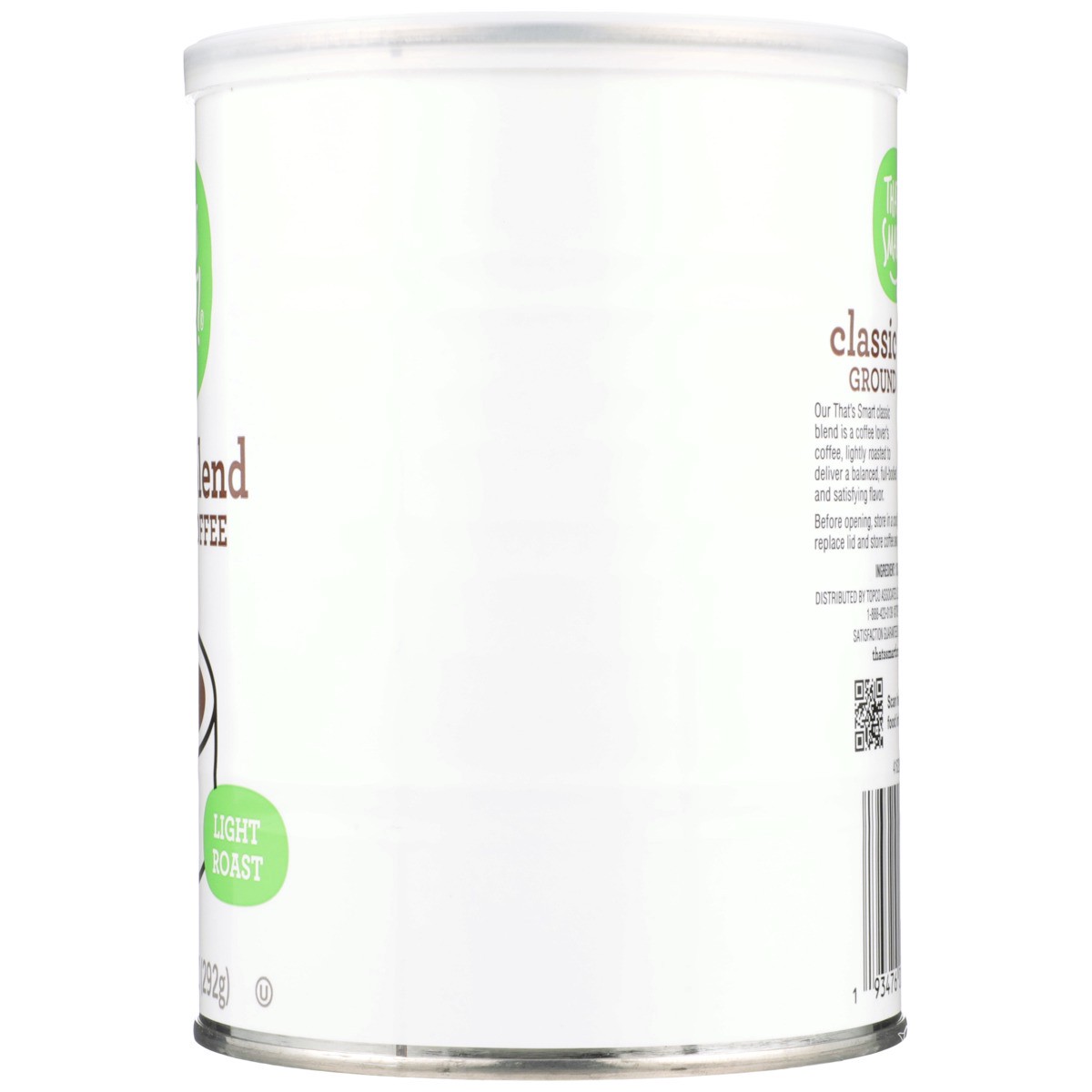 slide 11 of 12, That's Smart! Light Roast Classic Blend 100% Ground Coffee, 10.3 oz