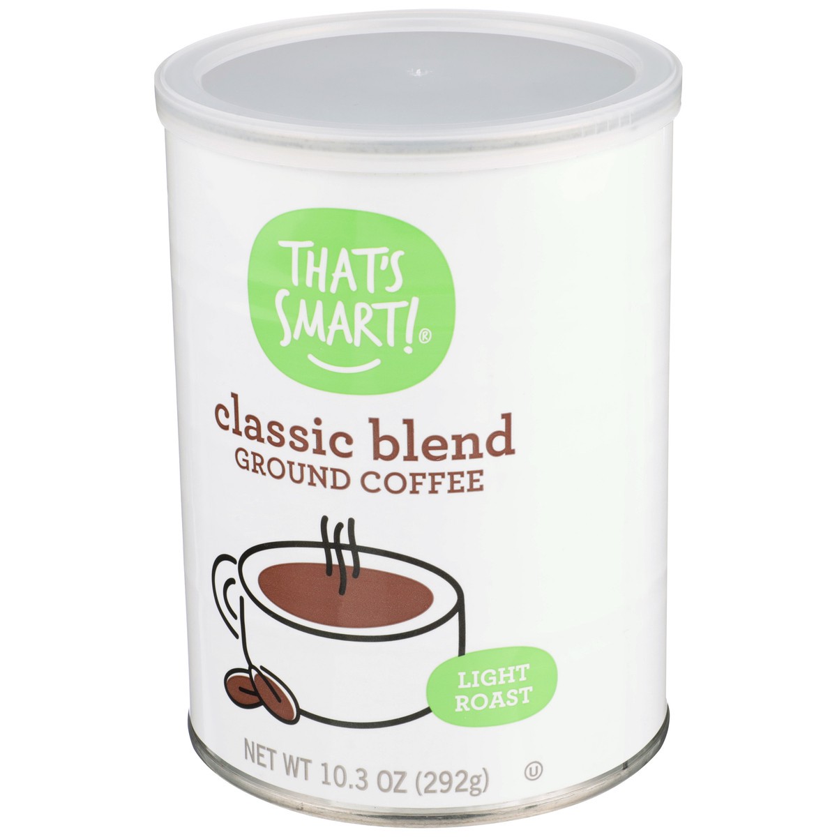 slide 2 of 12, That's Smart! Light Roast Classic Blend 100% Ground Coffee, 10.3 oz